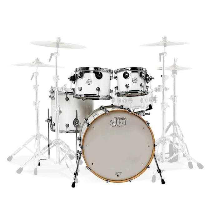 Bateria Dw Ddlg2214wh 4pc Blanco Brillante+ddlg0614sswh